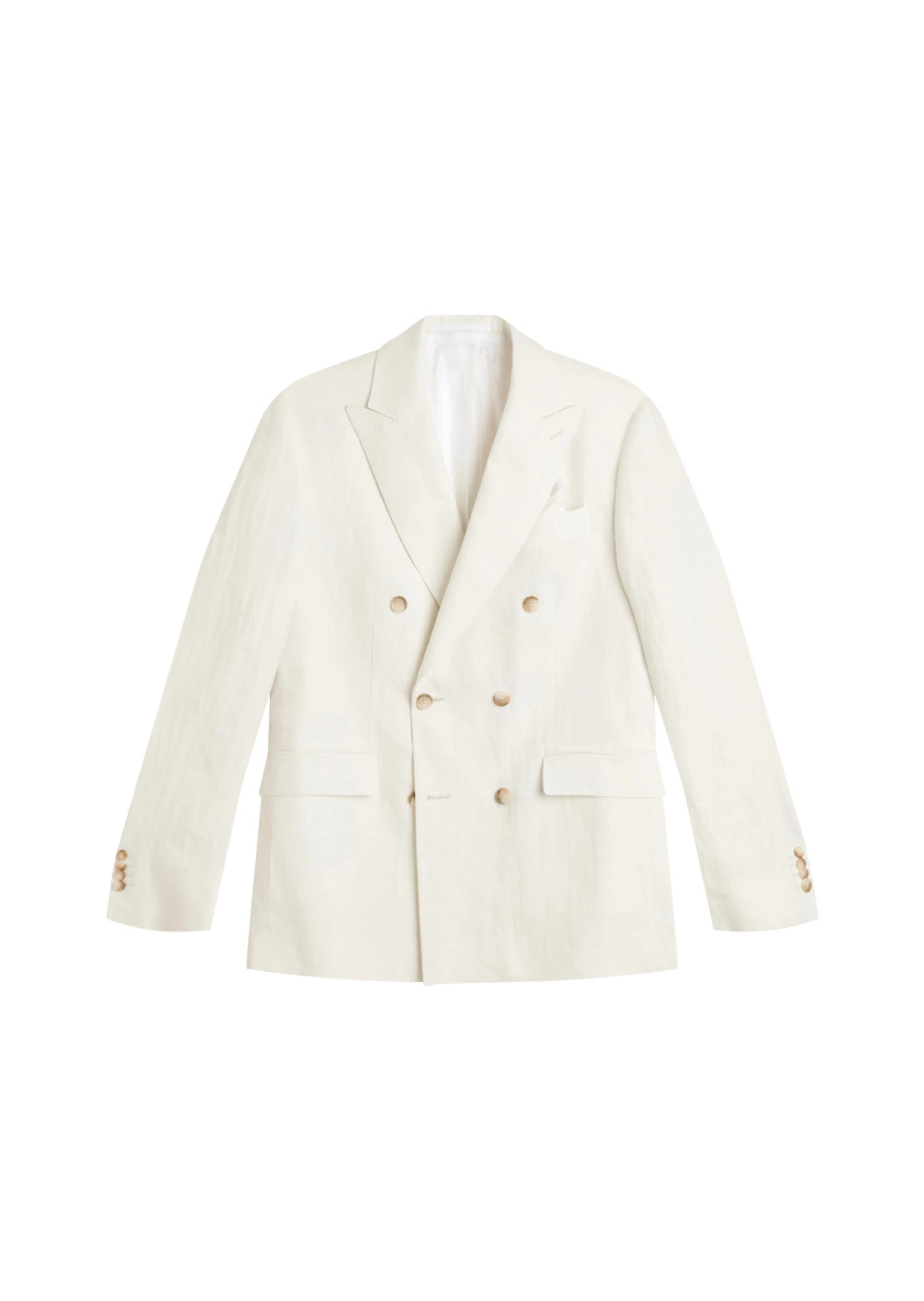 6809 M Herring Star DB. - Pure White | Regular fit