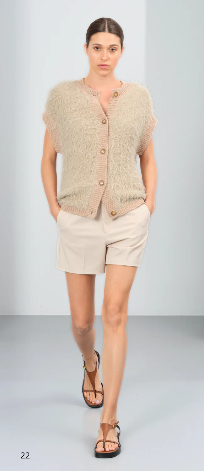 Fur Knit Milena - Natural Creme - Image 2